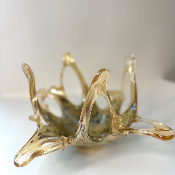 Glass Vase 14” x 14” x 8” - Picture 2 of 4